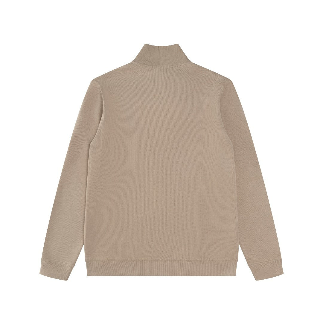 RL Ribbed Quarter-Zip Sweatshirt