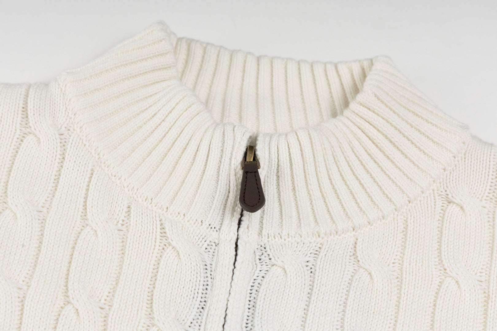 RL Cable-Knit Zip Cardigan