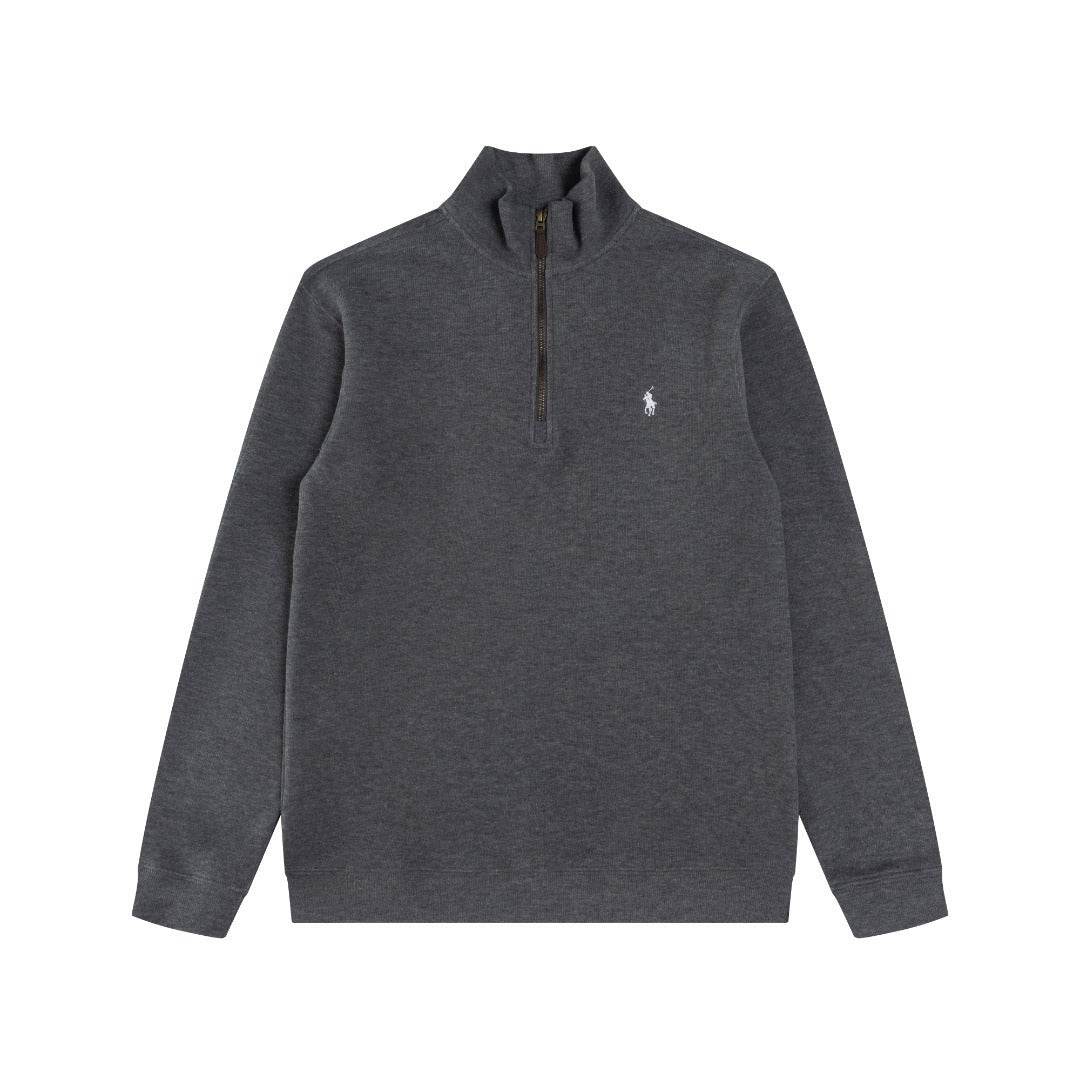 RL Ribbed Quarter-Zip Sweatshirt