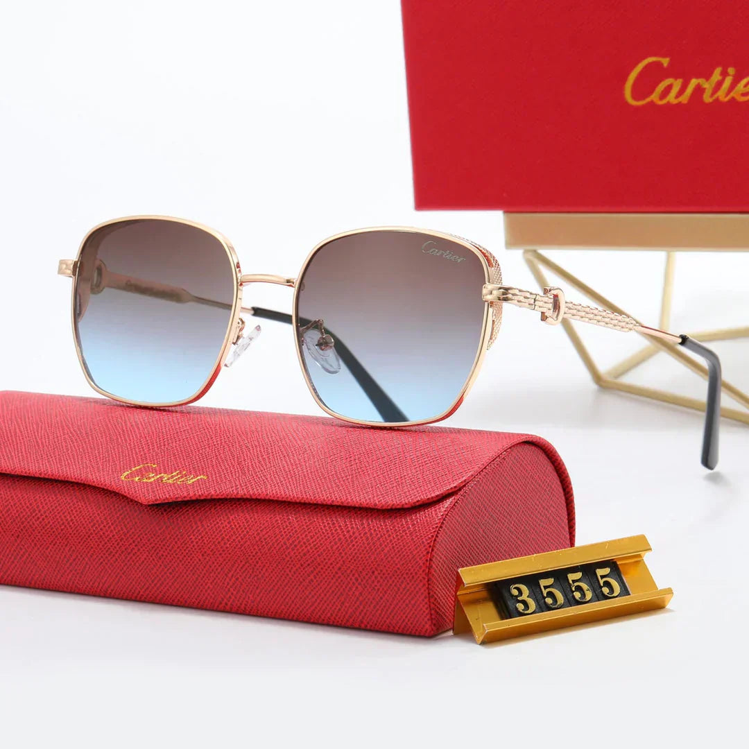 5-color fashion CA letter sunglasses polarizer