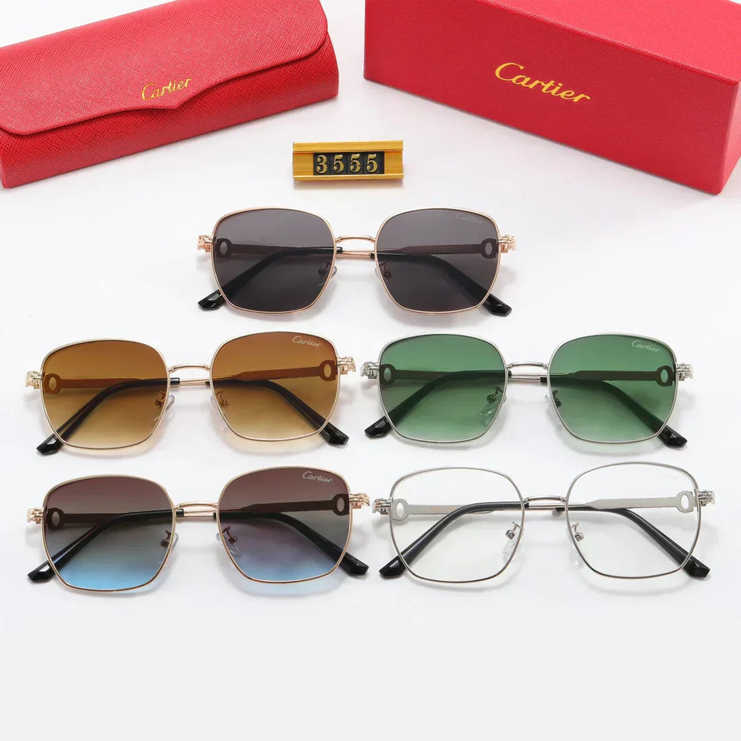 5-color fashion CA letter sunglasses polarizer