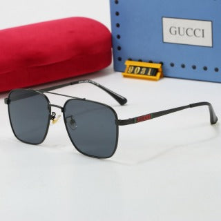 6-color full frame HD lens metal thin frame sunglasses 9031