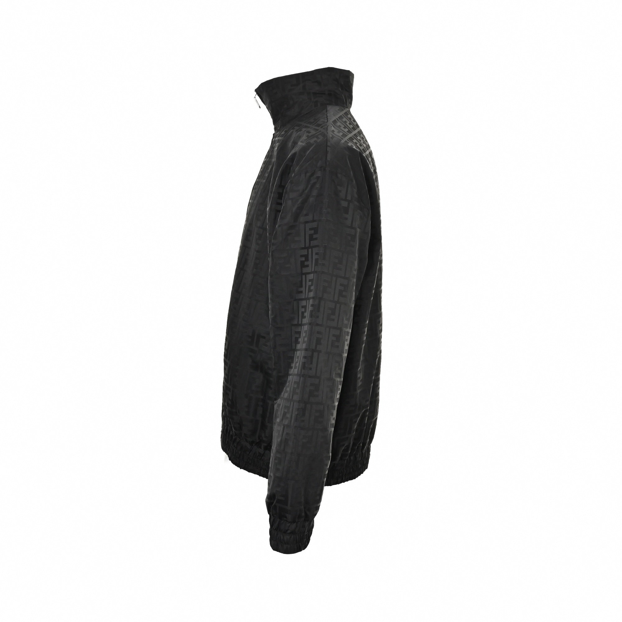 Tonal FF Monogram Zip Track Jacket | Black
