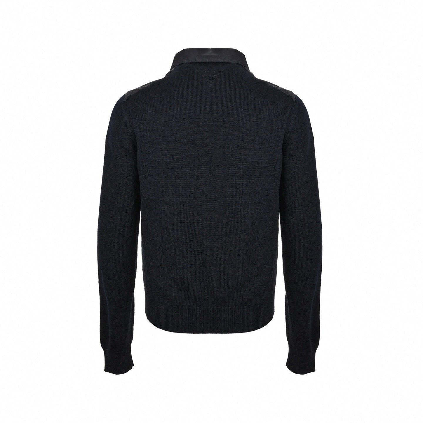 Re-Nylon Mixed-Media Hybrid Jacket | Navy Blue