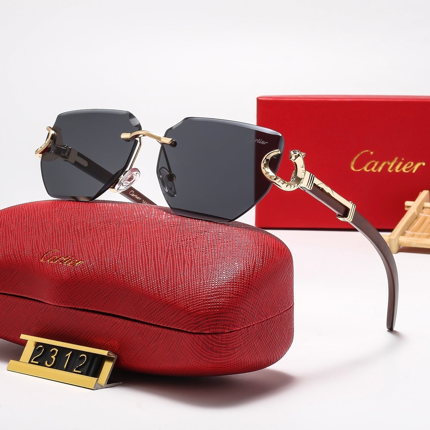 5 colors fashion sunglasses 2312