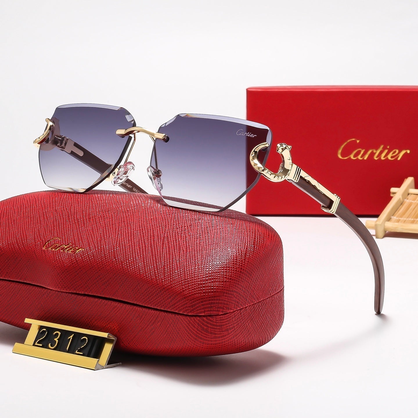 5 colors fashion sunglasses 2312