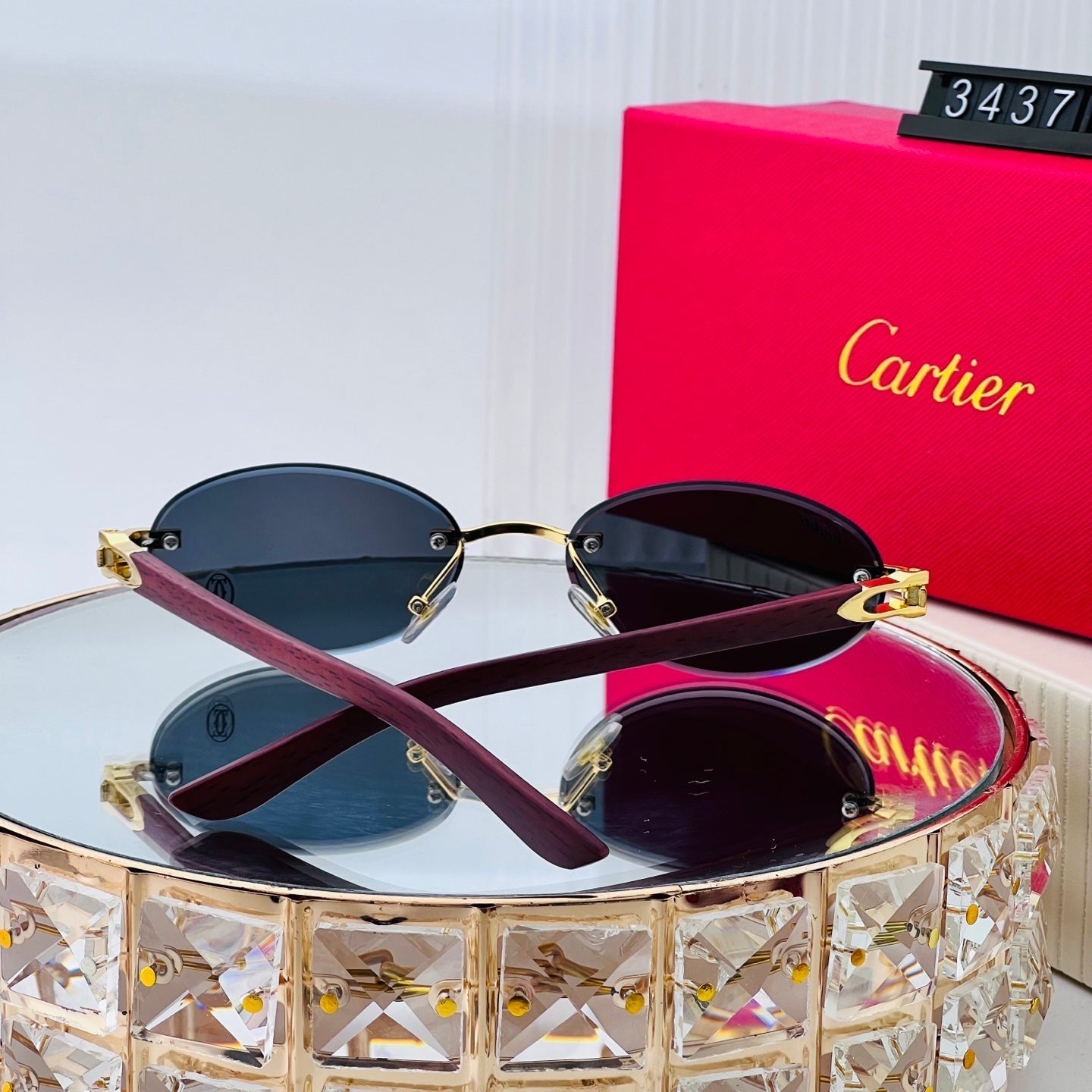 4 colors fashion sunglasses 3437